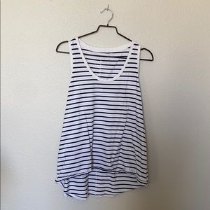 High low muscle tank